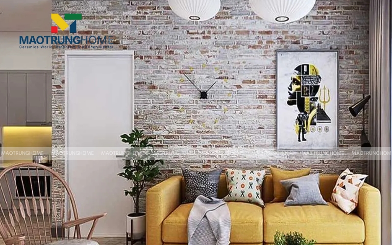 Gạch giả cổ nhiều màu