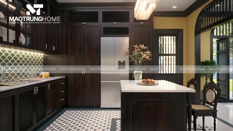 Mẫu phòng ăn phong cách tân cổ điển với vẻ đẹp đẳng cấp