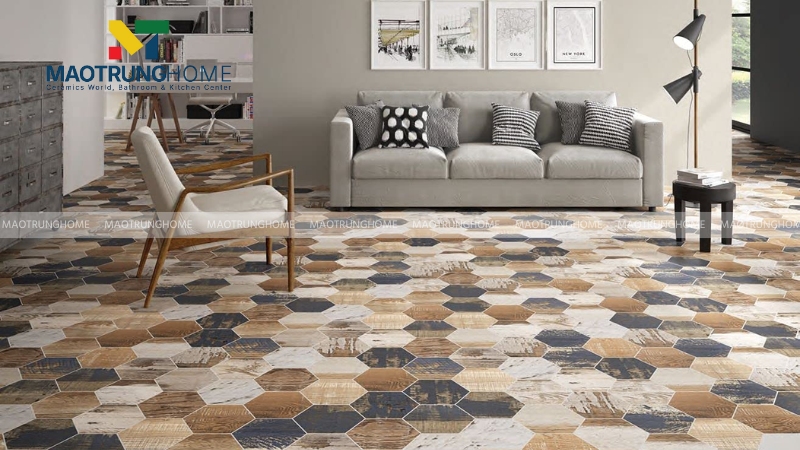 Gạch lát nền hình dạng đặc biệt