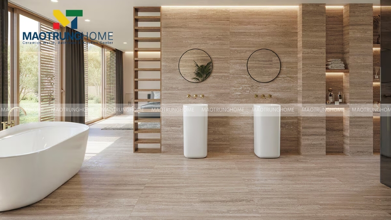 Nguyên tắc phối hợp kích thước gạch lát nền và gạch ốp tường