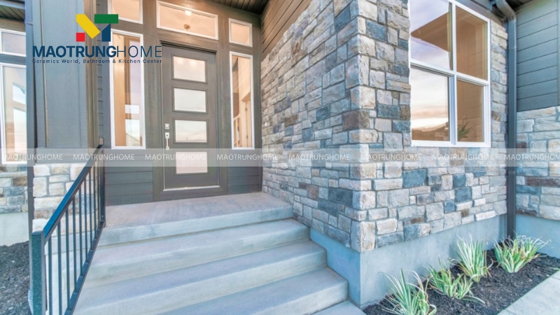 Gạch ốp tường mặt tiền, ngoại thất