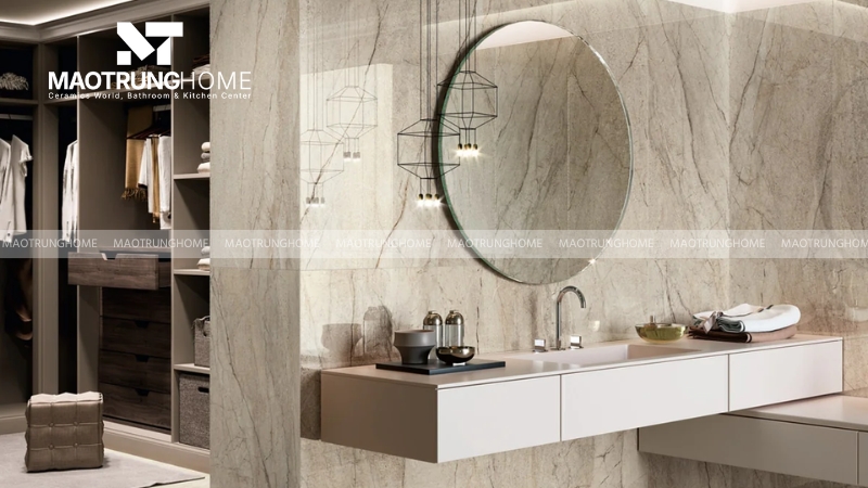 Gạch ốp tường loại men bóng (Polished)