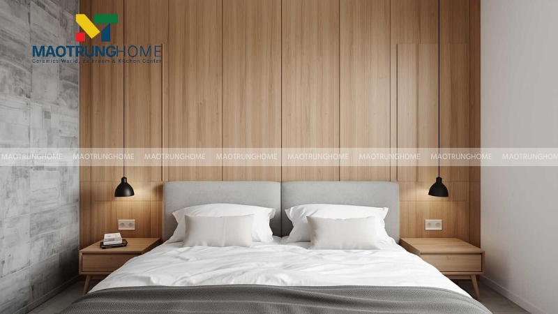 Gạch ốp tường phòng ngủ