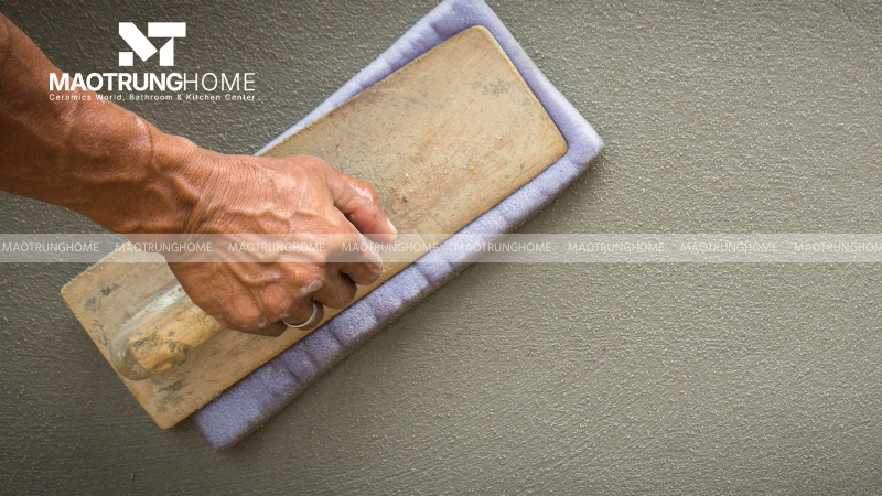 Xử lý bề mặt thi công