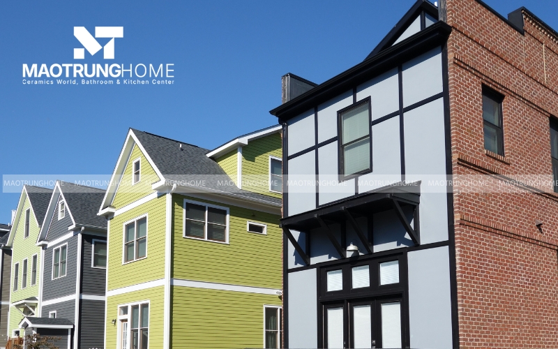 Mẫu gạch giả cổ Viglacera ốp vách