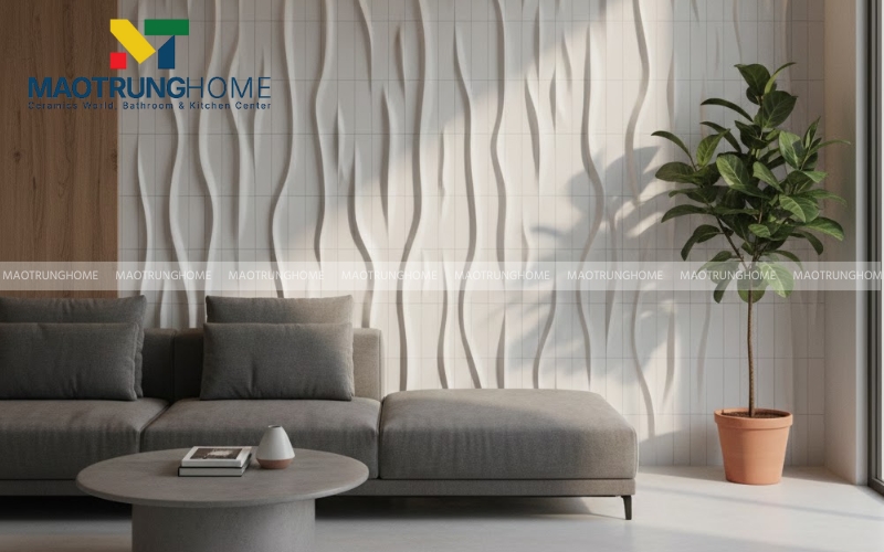 Gạch bê tông 3D nổi