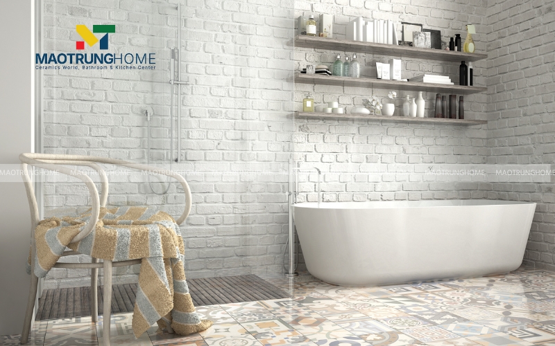 Mẫu gạch ốp tường nhà vệ sinh
