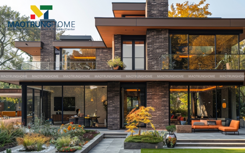 Gạch giả cổ ốp mặt tiền