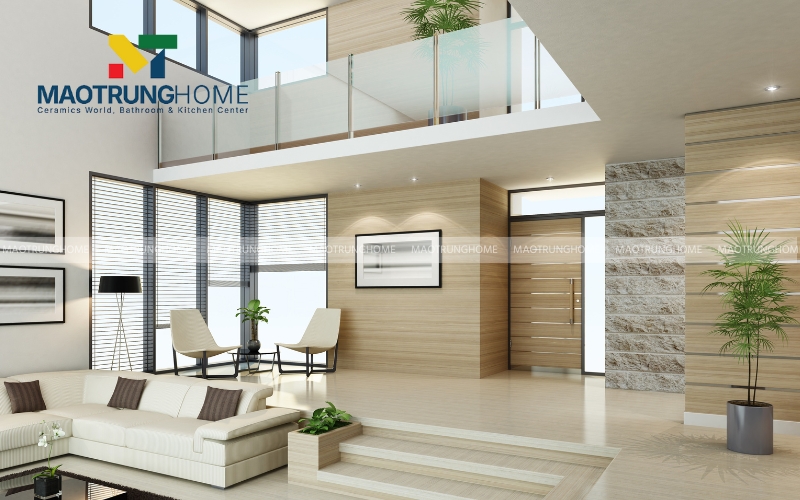 Gạch ốp tường văn phòng