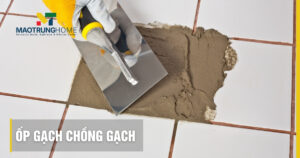 Ốp gạch chồng gạch: Hướng dẫn thi công bền đẹp, chuẩn kỹ thuật