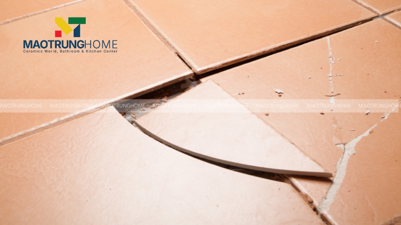 KHÔNG áp dụng phương pháp ốp gạch hoàn toàn không ron