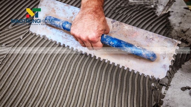 Bề mặt nền phải được xử lý phẳng tuyệt đối