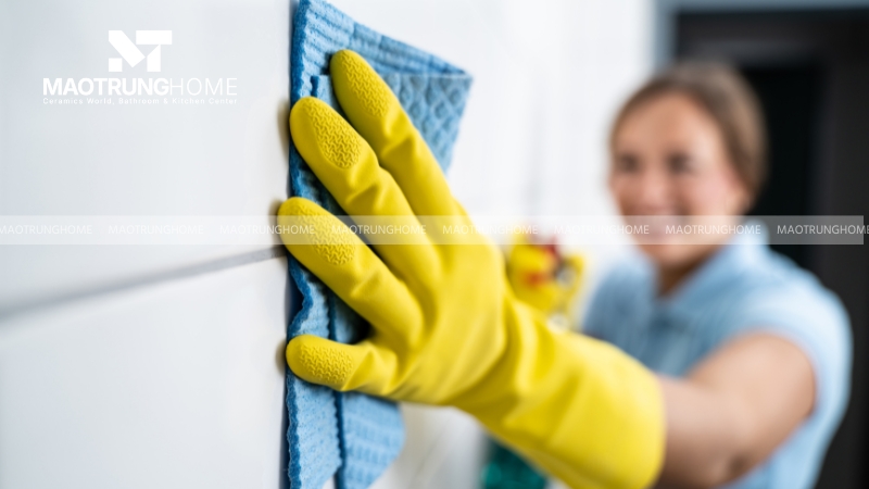 Chà ron và vệ sinh hoàn thiện