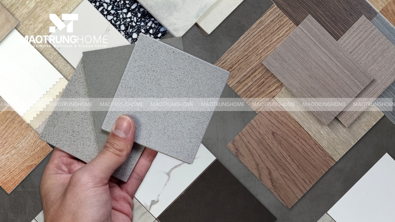 Chọn gạch theo kích thước và chất liệu