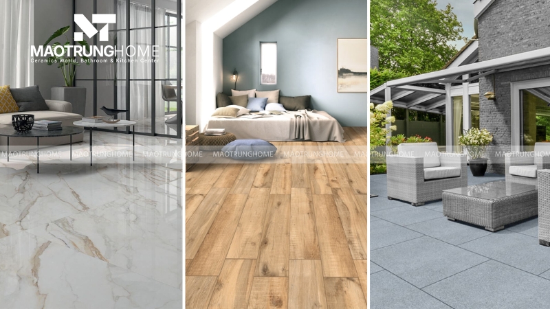 Gợi ý chọn gạch phù hợp cho từng không gian chức năng